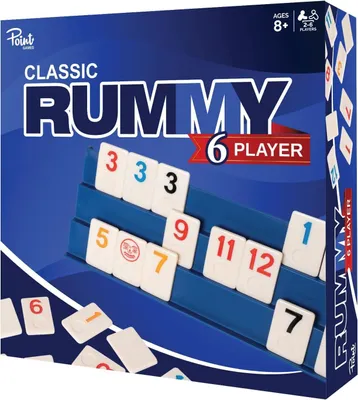Produktbild von Point Games Rummy Cube Edition Set für 6 Spieler – klassisches Familienspiel, ab