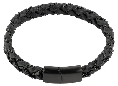 Produktbild von Zeeme Stainless Steel Armband Edelstahl 21cm schwarz 344060512
