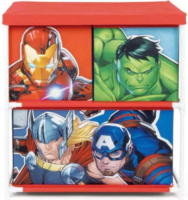 Produktbild von Marvel 3 Schubladen-avengers-aufbewahrungsregal Durchsichtig Durchsichtig One Size