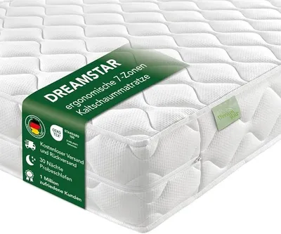 Imagen del producto de Colchón Silecomplaza Ergo Flex Duo de 7 zonas, 140x200 cm | Firmeza H2 y H3 | Colchón de espuma fría ergonómico | Hipoalergénico y antibacteriano | Funda desmontable y lavable | Certificado ® | (16 cm, 140 x 200 cm)