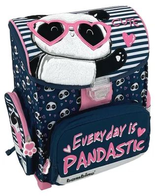 Produktbild von Kinder Schulranzen Schulrucksack Tornister Panda Mädchen bambino