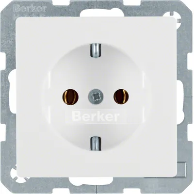 Immagine prodotto di Presa Berker 41436089 SCHUKO bianco polo con Berker Q.1/Q.3