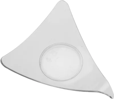 Produktbild von 12 Fingerfood - Dreieck Schalen, PS 7,7 cm x 9,5 cm x 9,5 cm glasklar