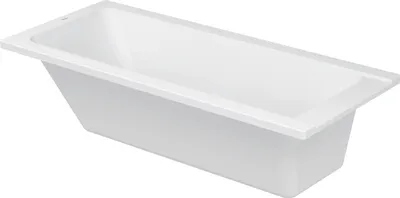 A white bathtub on a white background.