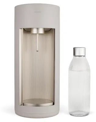 Produktbild von Mysoda Glassy Design-Wassersprudler (Clay) mit 1L Glasflasche