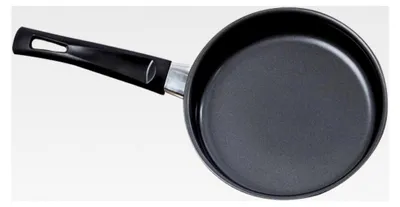 Produktbild von Kleine Gusseiserne Steakpfanne 16cm mit Antihaftbeschichtung für Induktions- und Gasherde, Ideal für Omeletts und Pfannkuchen