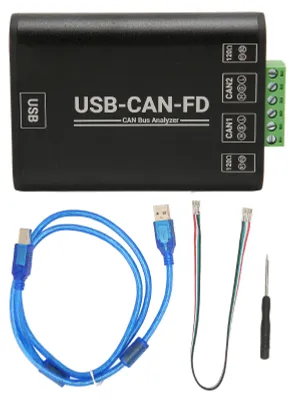 Zdjęcie produktu dla Przemysłowy adapter USB-CAN-FD, interfejs komunikacyjny magistrali, konwerter, analizator danych protokołu