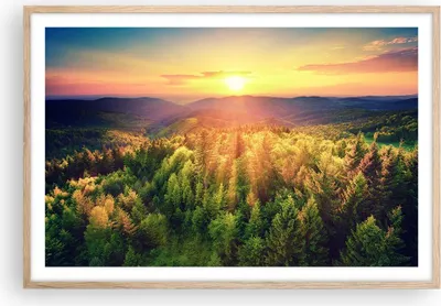 Produktbild von Gerahmtes Poster - Rahmen in heller Eiche - Berge Natur - 91,5x61 cm - Wand Bild - Wanddeko - Wandbilder - Kunstposter - Wandposter - Bilderrahmen - Bilder - Kunstdruck - Wandbild - P2NAA91x61-3697