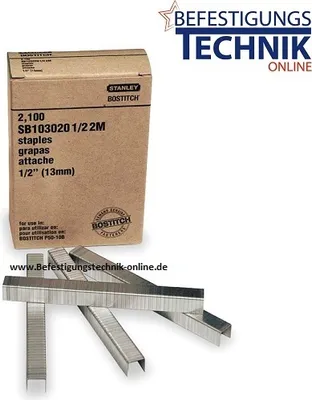 Image de Bostitch Agrafes SB10302012Z 12mm galvanisé pour P51-10B-E KL-71 2,1M