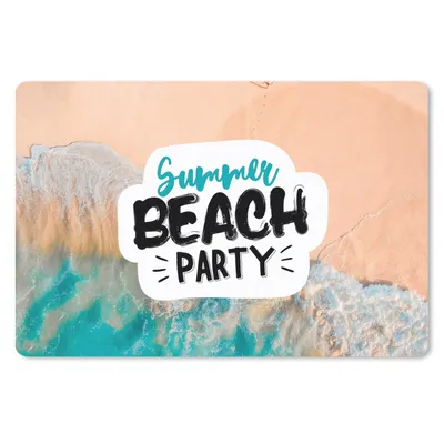 Produktbild von MuchoWow® Mauspad Mousepad Sommer - Strand - Sprichwörter 27x18 cm - Mousepads - Maus Mat - Pad - Mausunterlage - Büroartikel - Desk Matten