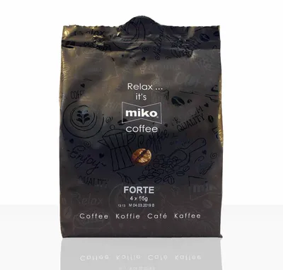 Produktbild von Miko Coffee Forte Pouch - 48 x 65g Kaffee im Filterbeutel, Filterkaffee