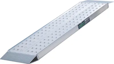 Produktbild von TRUTZHOLM 1 x Auffahrrampe 150 x 28 cm Traglast 270 kg Alu grau gelocht Verladerampe