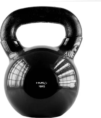 Obrázek produktu pro Knv16 Černá litinová činka s vinylovým potahem Hms