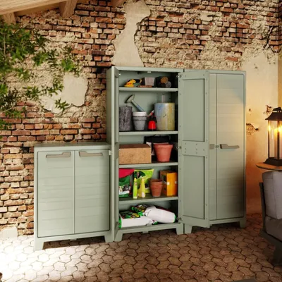Produktbild von Keter Szafka ogrodowa do przechowywania Planet Low Jade Green