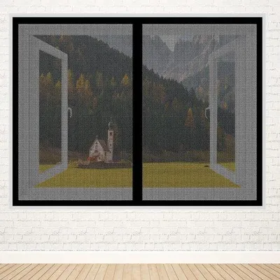 Produktbild von Automatische Insektenschutzlampe - 245 x 245 cm - Schwarz
