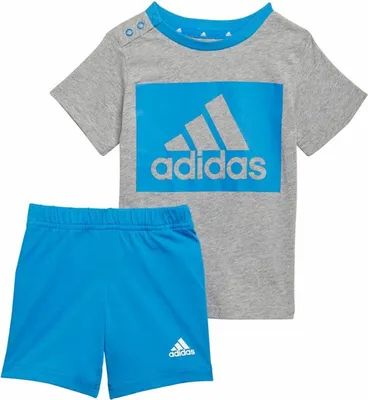 Produktbild von Sportset für Kinder Adidas Essentials Blau Grau - 9-12 Monate