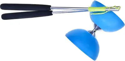 Produktbild von Eureka Diabolo Spielzeug Set mit Aluminium Stäben - hellblau