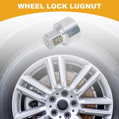Image de Écrou De Verrouillage De Roue - Clé De Démontage D'Écrou De Vis Antivol De Voiture 079 - pour BMW pour Mini Cooper En Acier Allié Plaqué Zinc Ton Argent - 1 Pièce