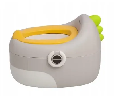 Obrázok produktu pre Multifunkčný ergonomický dinosauří nočník s krytom na toaletu a opierkou na nohy 3 v 1