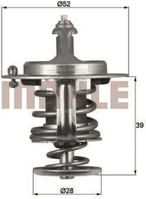 Produktbild von Mahle Thermostat für Ford Mazda Suzuki