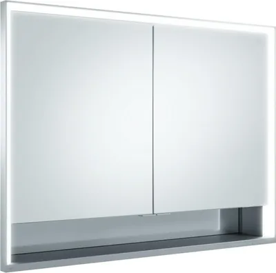 Immagine prodotto di KEUCO Royal Lumos armoire de toilette encastrable 2 portes, porte courte, avec miroir chauffant, 1050mm, 14338171304, 14338171304