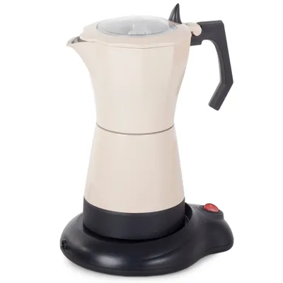 Obrázek produktu pro Verk 07063 Elektrická Moka konvice 6 - 300 ml béžová