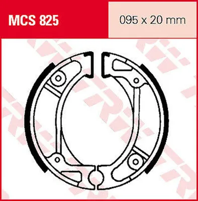 Zdjęcie produktu dla Szczęki hamulcowe kpl. TRW MCS825