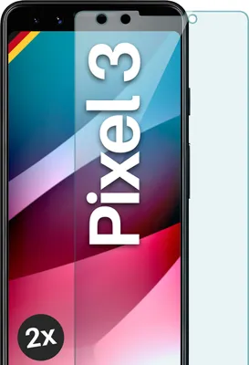 Produktbild von SCHUTZFOLIE FÜR GOOGLE PIXEL 3 - ECHTGLAS, Stückzahl:2er Set