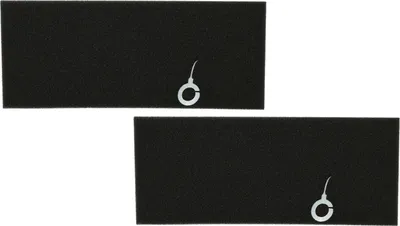 Produktbild von vhbw 2x Staubsaugerfilter kompatibel mit Bosch GL 40 BAGLESS PRO PARQUET HEPA 2200W BSGL42282 Staubsauger - Schaumstofffilter Schwarz