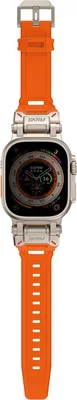 Produktbild von Skinarma Titon Apple Watch Ultra 49 Mm Armband Orange/Orange