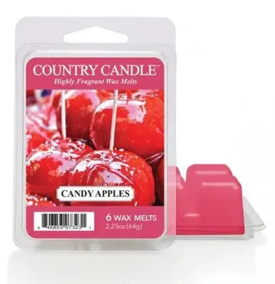 Obrázek produktu pro Vonná svíčka Country Candle, vůně "Candy Apples" (64 g)