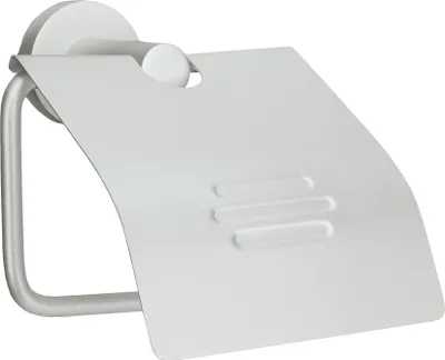 Produktbild von Kleine Wolke Toilettenpapierhalter mit Deckel Apollo Aluminium
