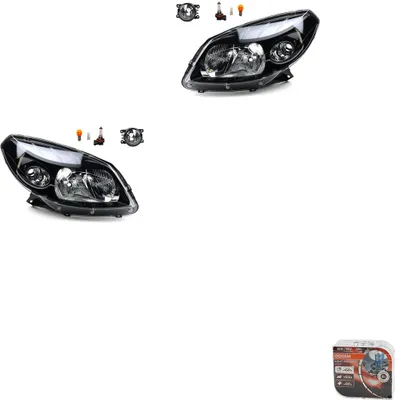 Produktbild von Scheinwerfer Satz + Osram Night Breaker Laser passend für Dacia Sandero 06/08 8200074008 6202E1 00006202E1 6710027 0000620639 620639 0000620662 Johns