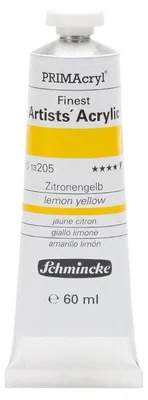 Produktbild von Schmincke PRIMAcryl Professional Acrylfarbe 60 ml - 205 Hansagelb Zitron