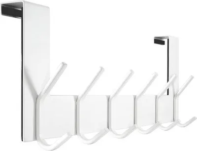Productafbeelding van Deurhaken met 6 Haken voor Slaapkamer en Badkamer - Ruimtebesparende Kleerhangers