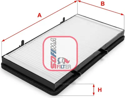 Produktbild von SOFIMA S 3131 C Innenraumfilter Pollenfilter für OPEL Vivaro A Kastenwagen (X83)