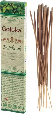 Produktbild von Goloka Räucherstäbchen "Patchouli" 15gr.