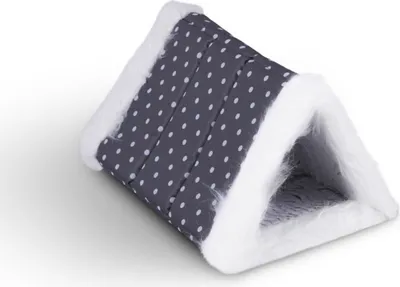 Image de Tunnel pour chat / lit pour chat 2 en 1 gris foncé