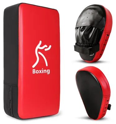 Produktbild von Boxset mit Boxhandschuhen und Schlagkissen für Training