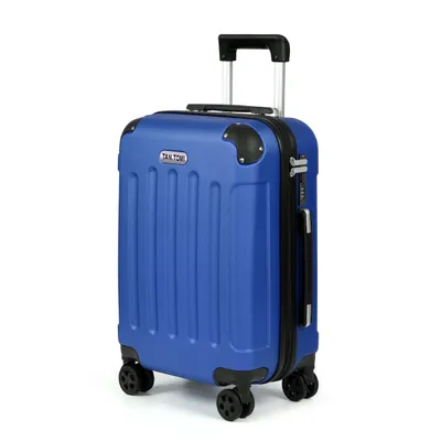 Produktbild von Hartschalen-Trolley Hartschalen-Koffer Trolley Rollkoffer Reisekoffer Handgepäck 4 Rollen, Trolley Rollkoffer Reisekoffer, Zahlenschloss (Himmelblau)