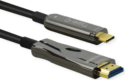 Produktbild von ROLINE USB Typ C - HDMI (AOC) Adapterkabel, ST/ST, 4K60, 30 m