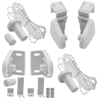 Produktbild von Klemmfix Rollo Ersatzteile - 17 mm Halterung ohne Bohren - für Doppelrollo Verdunkelungsrollo und Seitenzugrollo - 2er Set