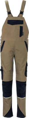 Produktbild von Planam Latzhose Norit Damen Gr. 38 sand/schwarz