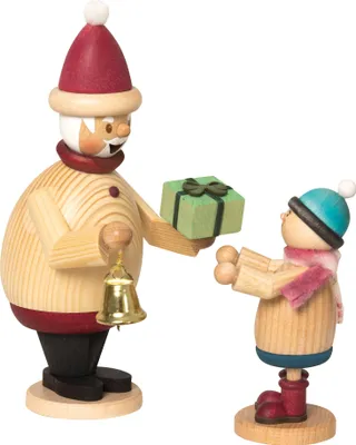 Produktbild von Räuchermann Max Weihnachtsmann mit Mäxchen 33158