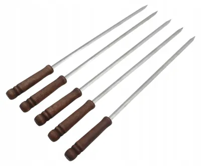 Produktbild von X-met Grillspieße für Fleisch und Schaschlik 44cm 5 Stück