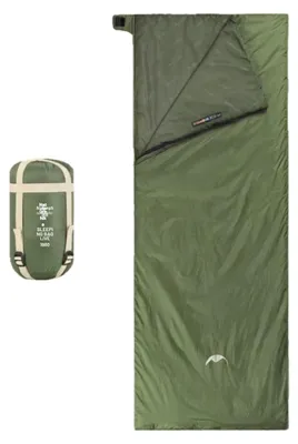 Immagine prodotto di Sacco a pelo, ultraleggero, idrorepellente, verde - 205x85 cm, Immagine generata dall'IA