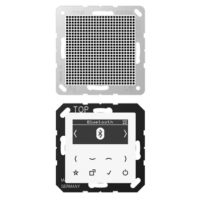 Produktbild von JUNG Smart Radio DABA1BTWW DAB+ m. Bluetooth -Set Mono