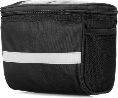 Produktbild von Fahrrad Fahrrad isolierte Fronttasche MTB Fahrrad Lenkertasche Korb Gepäcktasche Kühltasche mit reflektierendem Streifen