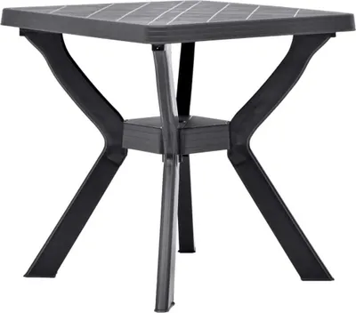Obrázek produktu pro Bistro stolek antracitový 70 x 70 x 72 cm plast