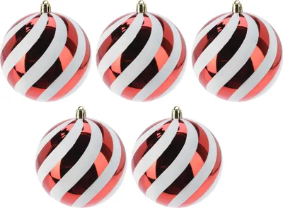 Produktbild von Weihnachtskugeln, bruchsicher Ø 8 cm, 10 Stk.